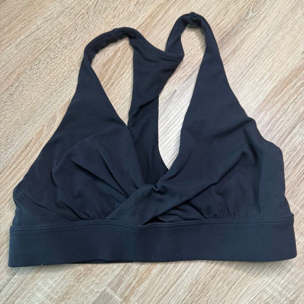 Lululemon Sz 6 Sweet Awakenings Bra Light Support, Black W2CW4S yoga pilates